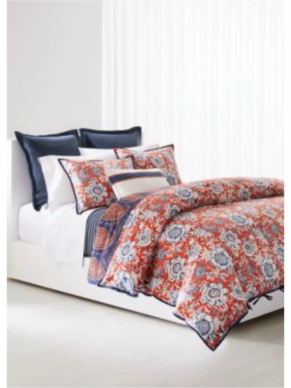 Lauren King Tessa Paisley/Floral 3 Piece Duvet Set